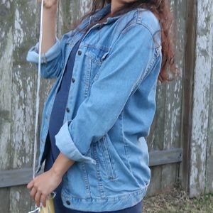oversized denim jacket